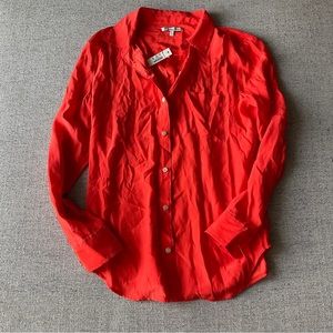 Madewell Broadway & Broome Silk Top NEW